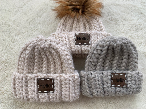 'Hello' Hats (pre-order)