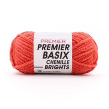 Load image into Gallery viewer, Hot Coral Premier Basix Chenille Brights