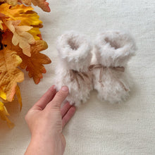 Load image into Gallery viewer, Teddy Bear Sheepskin Slippers