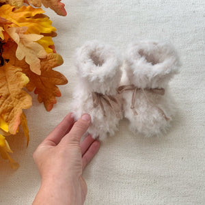 Teddy Bear Sheepskin Slippers
