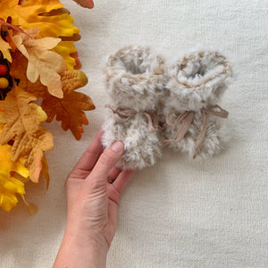 Teddy Bear Sheepskin Slippers