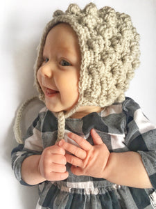 Bobble Pixie Bonnet Acrylic Yarn