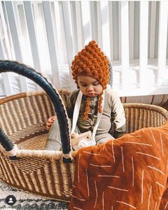 Bobble Pixie Bonnet Acrylic Yarn