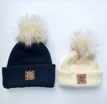 Load image into Gallery viewer, Mama, Dada, Mini brimmed beanies