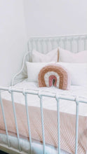 Load image into Gallery viewer, Pretty in pink Rainbow Pillow