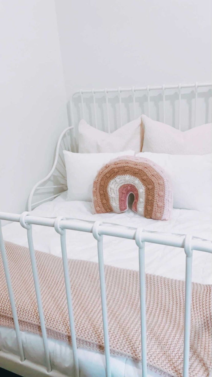 Pretty in pink Rainbow Pillow