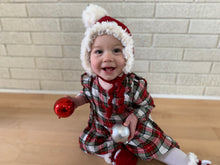 Load image into Gallery viewer, Santa Bonnet and Booties