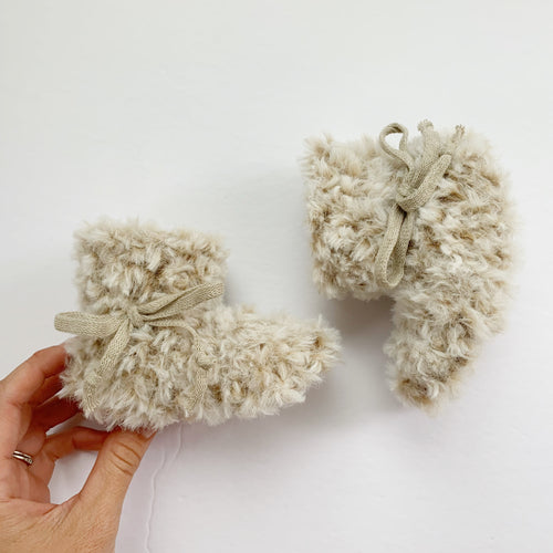 Teddy Bear Sheepskin Slippers